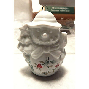 Pfaltzgraff Winterberry Snowman Ornament 2000